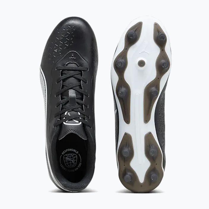 Ανδρικά ποδοσφαιρικά παπούτσια PUMA King Match FG/AG puma μαύρο/puma λευκό 15