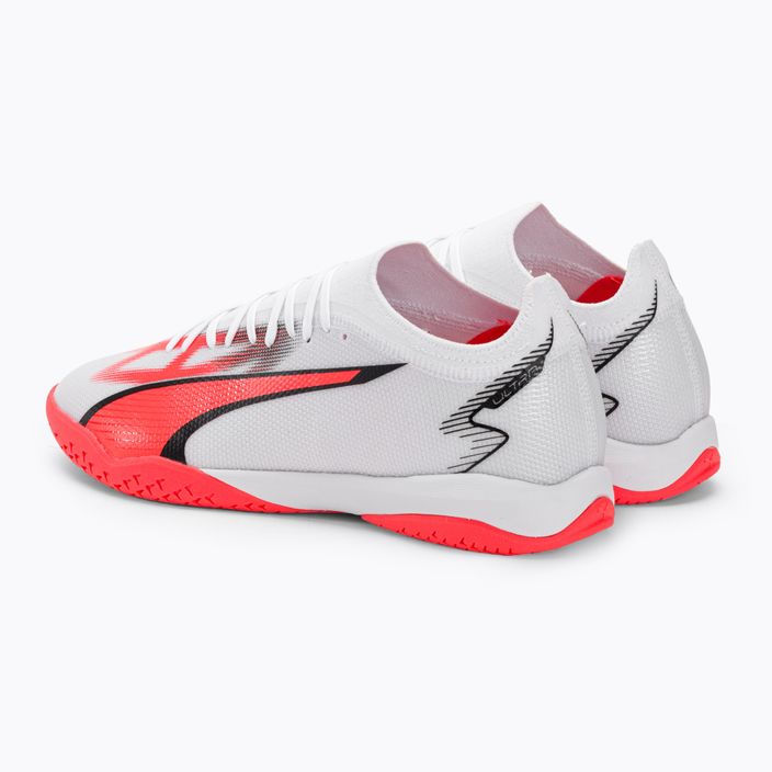 Ανδρικά ποδοσφαιρικά παπούτσια PUMA Ultra Match IT puma white/puma black/fire orchid 3
