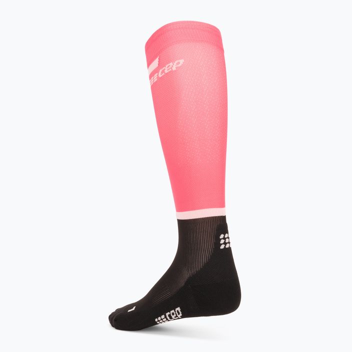 CEP Tall 4.0 γυναικείες κάλτσες συμπίεσης για τρέξιμο ροζ/μαύρες 2