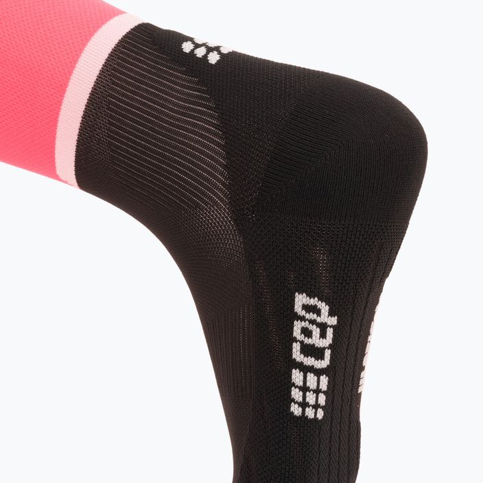 CEP Tall 4.0 γυναικείες κάλτσες συμπίεσης για τρέξιμο ροζ/μαύρες 4