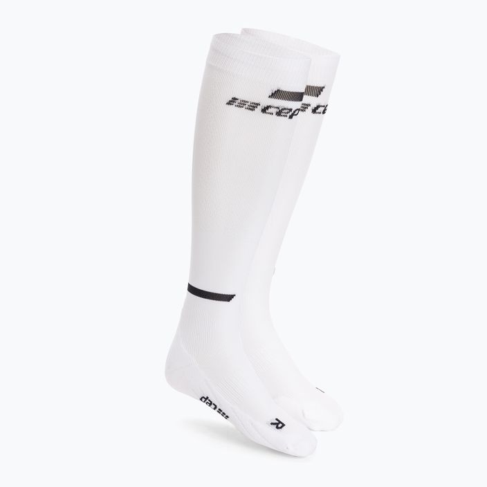 CEP Tall 4.0 ανδρικές κάλτσες συμπίεσης για τρέξιμο λευκές