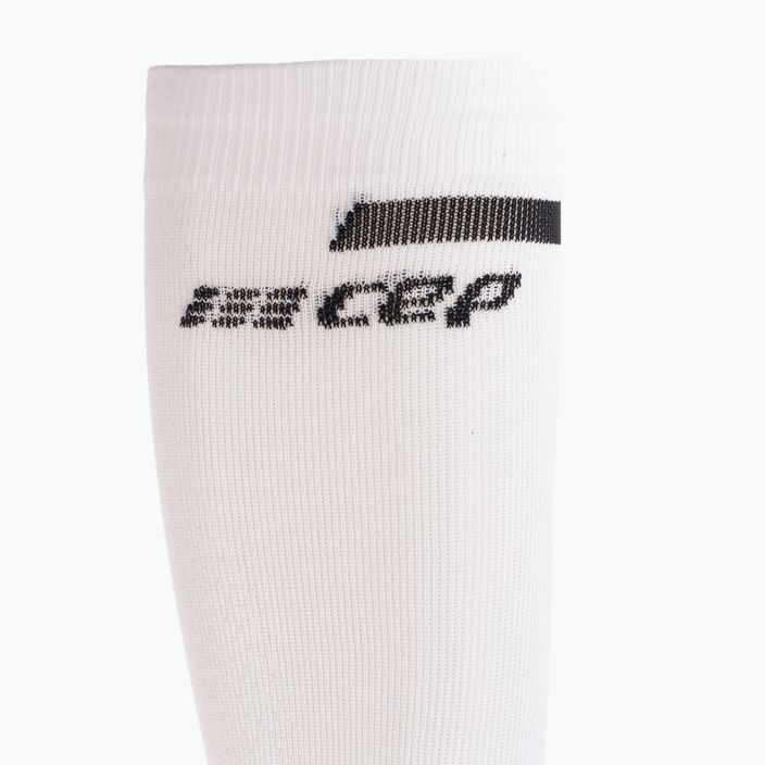 CEP Tall 4.0 ανδρικές κάλτσες συμπίεσης για τρέξιμο λευκές 5