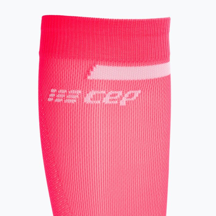 CEP Tall 4.0 ανδρικές κάλτσες συμπίεσης για τρέξιμο ροζ/μαύρες 3