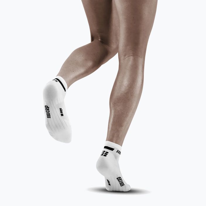 CEP Γυναικείες κάλτσες συμπίεσης για τρέξιμο 4.0 Low Cut Λευκό 6