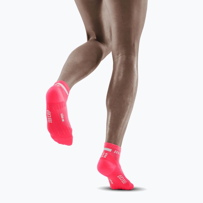 CEP Γυναικείες κάλτσες συμπίεσης για τρέξιμο 4.0 Low Cut ροζ 3