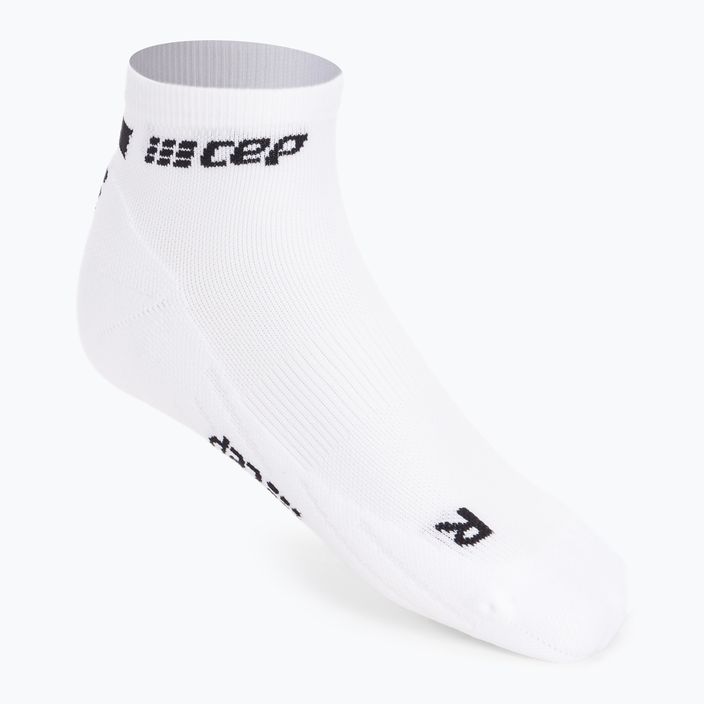 CEP Ανδρικές κάλτσες συμπίεσης για τρέξιμο 4.0 Low Cut Λευκό 2