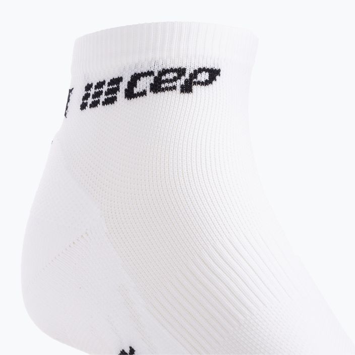 CEP Ανδρικές κάλτσες συμπίεσης για τρέξιμο 4.0 Low Cut Λευκό 4