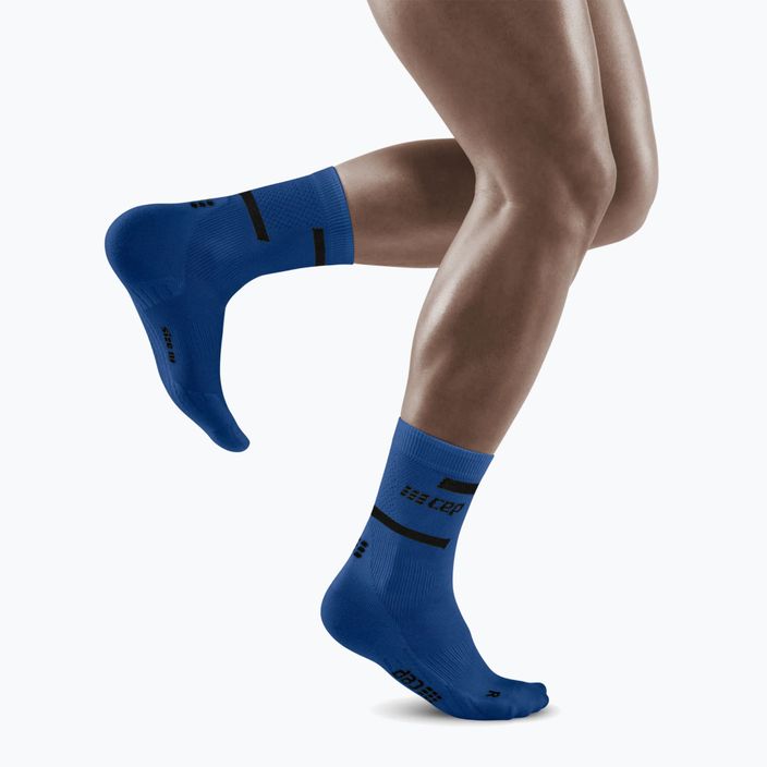 CEP Ανδρικές κάλτσες συμπίεσης για τρέξιμο 4.0 Mid Cut μπλε 6