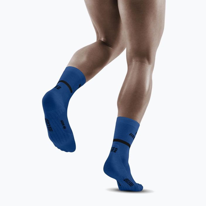 CEP Ανδρικές κάλτσες συμπίεσης για τρέξιμο 4.0 Mid Cut μπλε 7