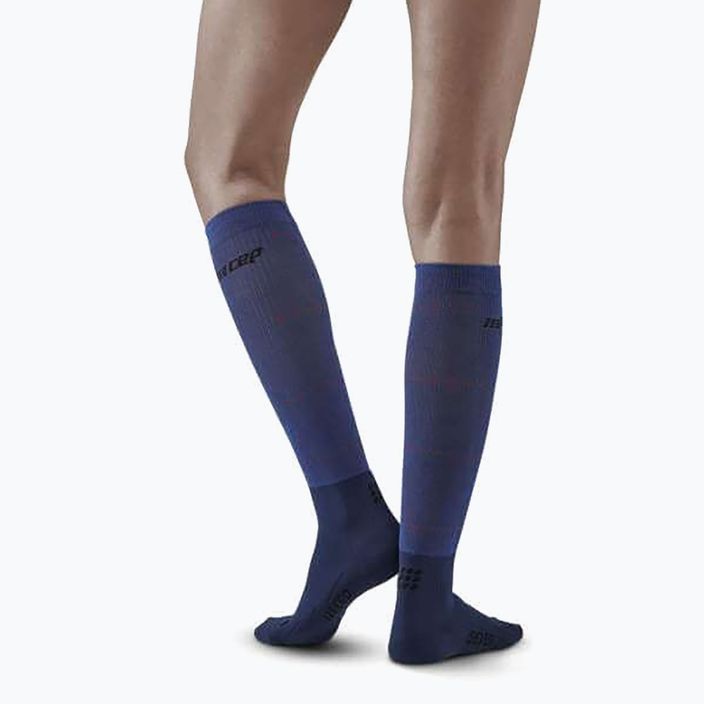 CEP Infrared Recovery γυναικείες κάλτσες συμπίεσης μπλε 8