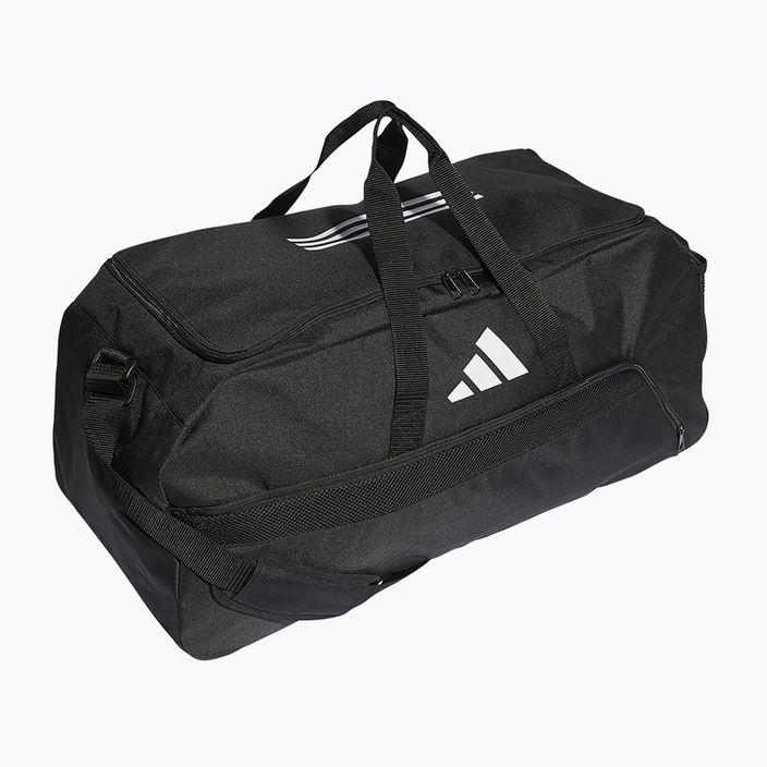adidas Tiro 23 League Duffel Bag L μαύρη/λευκή τσάντα προπόνησης 2