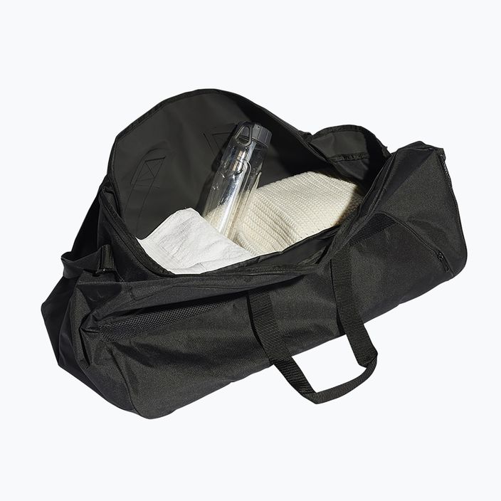 adidas Tiro 23 League Duffel Bag L μαύρη/λευκή τσάντα προπόνησης 3