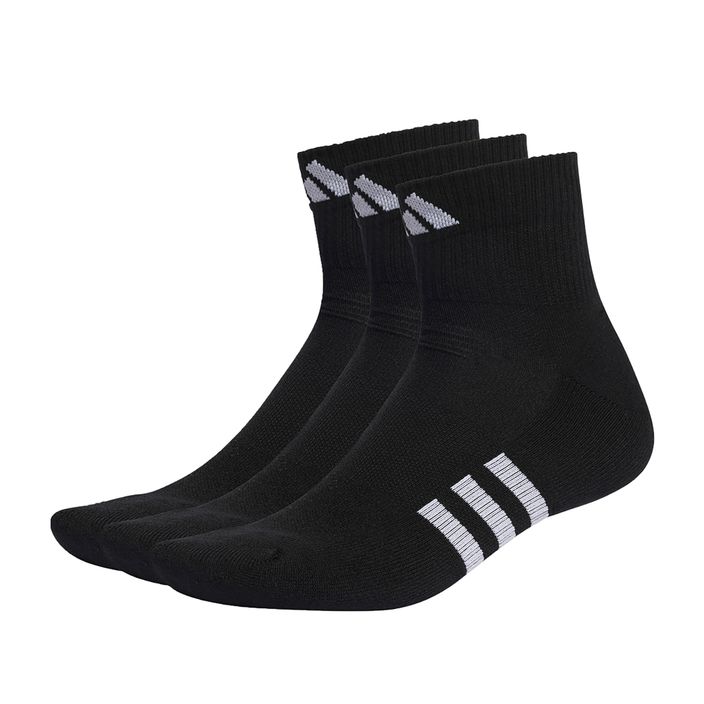 Κάλτσες adidas Prf Cush Mid 3 ζευγάρια μαύρες 2