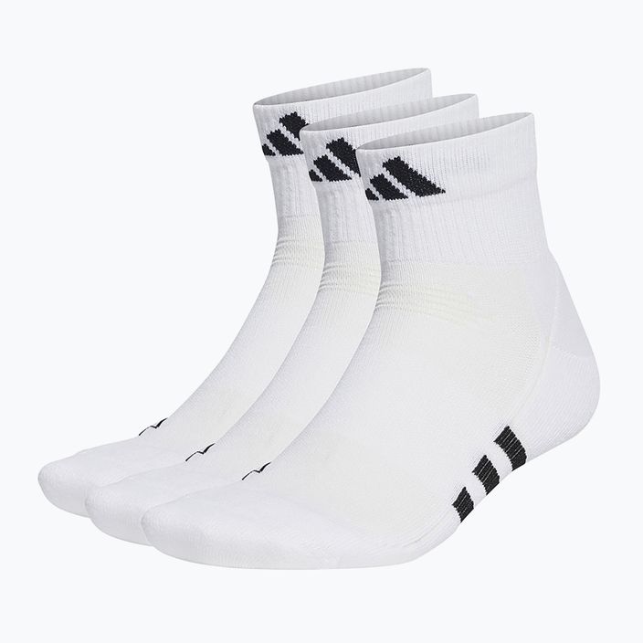 Κάλτσες adidas Prf Cush Mid 3 ζευγάρια λευκές