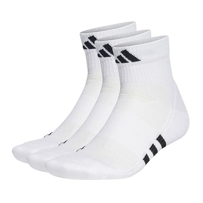 Κάλτσες adidas Prf Cush Mid 3 ζευγάρια λευκές 2