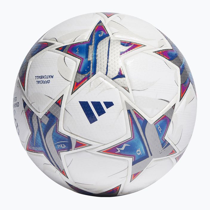adidas UCL PRO 23/24 ποδοσφαίρου λευκό/ασημί μεταλλικό/λαμπρό κυανό/γαλάζιο μπλε μέγεθος 5 2