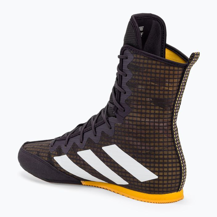 Παπούτσια πυγμαχίας adidas Box Hog 4 aurora black/cloud white/spark 3