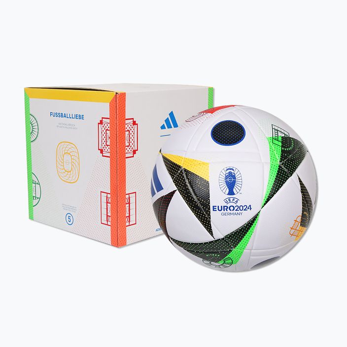 adidas Fussballliebe 2024 League Box άσπρο/μαύρο/μπλε μέγεθος 5 ποδοσφαίρου 6