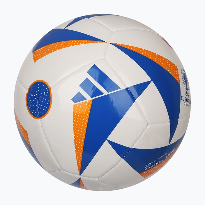 adidas Fussballiebe Club ποδοσφαίρου λευκό/λαμπερό μπλε/πορτοκαλί μέγεθος 5 2