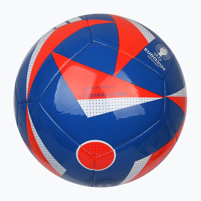 adidas Fussballiebe Club football glow μπλε/ηλιακό κόκκινο/λευκό μέγεθος 4 4