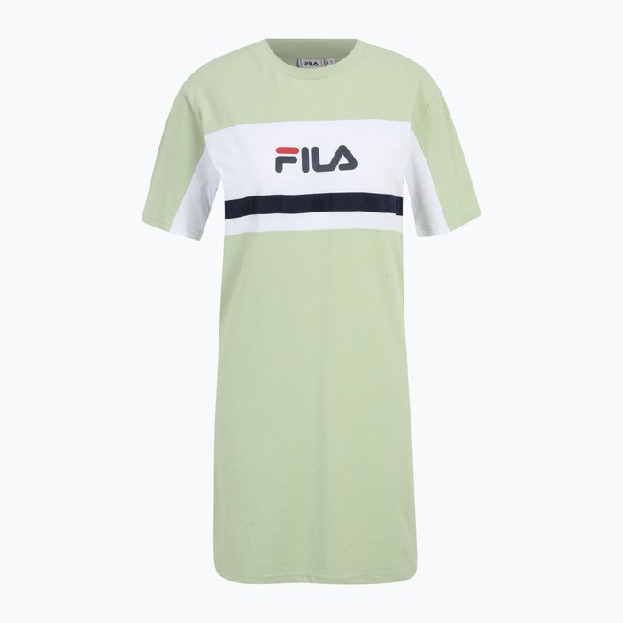 FILA γυναικείο φόρεμα Lishui smoke green/bright white 5
