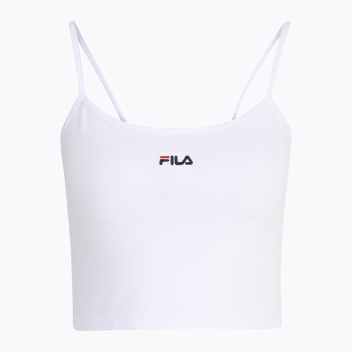 Γυναικείο FILA Loni Cropped Spaghetti φωτεινό λευκό T-shirt 6