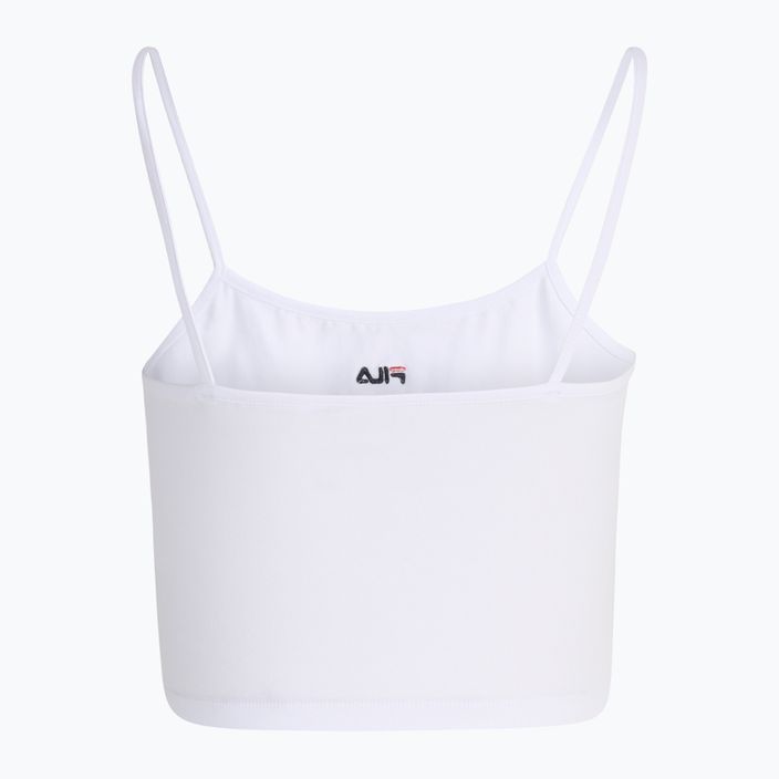 Γυναικείο FILA Loni Cropped Spaghetti φωτεινό λευκό T-shirt 7