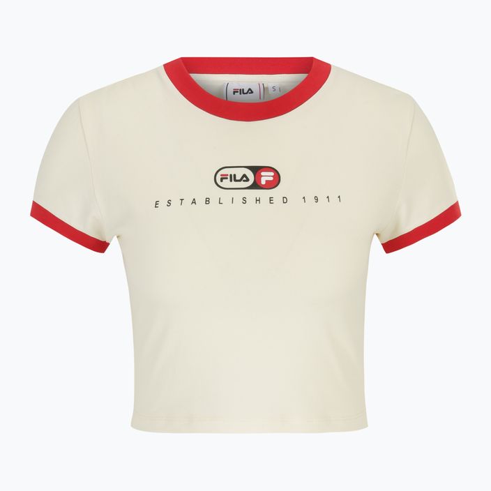 FILA γυναικείο t-shirt Luverne Tight Ringer αντίκα λευκό