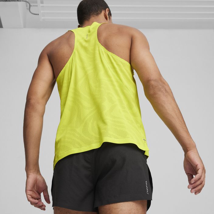Ανδρικό αθλητικό μπλουζάκι PUMA Run Ultraspun Singlet πράσινο 4