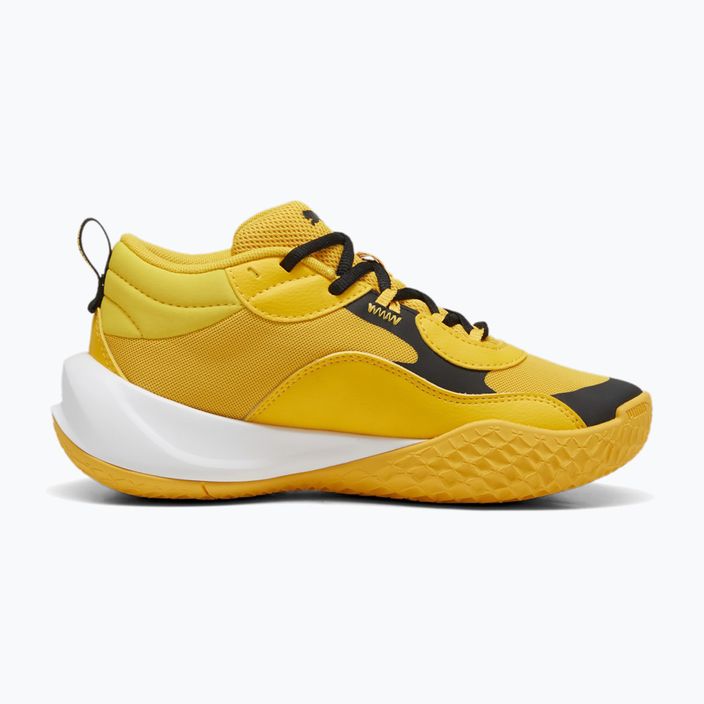 Παιδικά παπούτσια μπάσκετ PUMA Playmaker Pro JR yellow sizzle/puma blackl 3