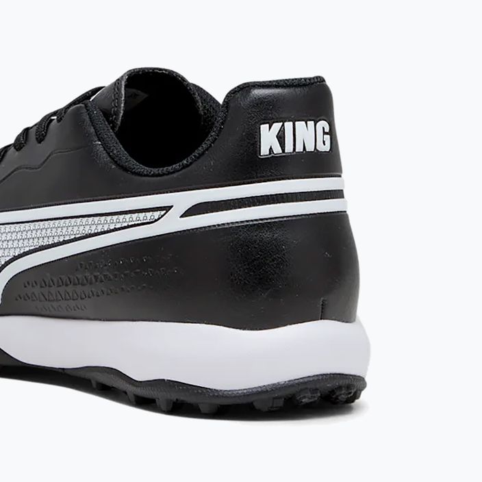 PUMA King Match TT ανδρικά ποδοσφαιρικά παπούτσια puma μαύρο/puma λευκό 15