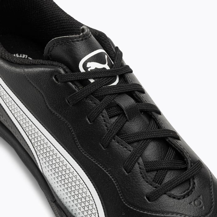 PUMA King Match TT Jr παιδικά ποδοσφαιρικά παπούτσια puma μαύρο/puma λευκό 8