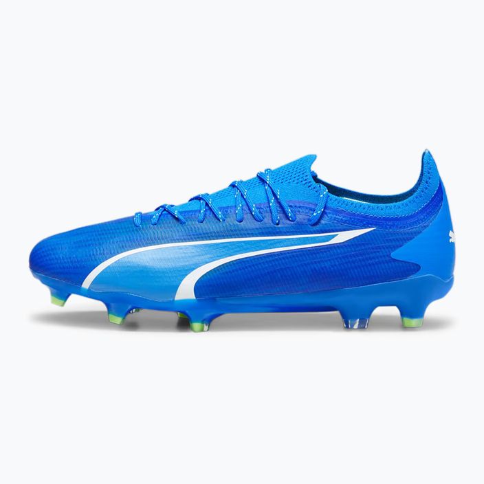 PUMA Ultra Ultimate FG/AG ανδρικά ποδοσφαιρικά παπούτσια ultra blue/puma white/pro green 7