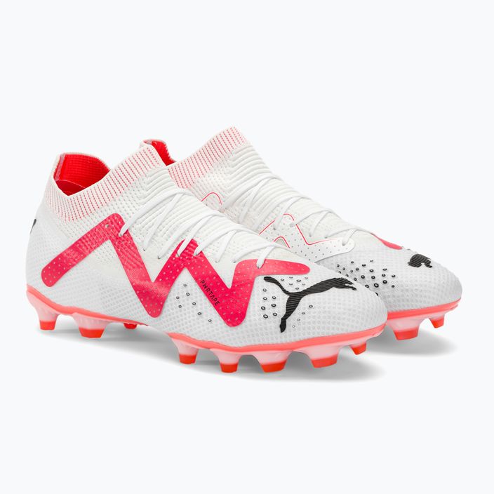 Ανδρικά ποδοσφαιρικά παπούτσια PUMA Future Pro FG/AG puma white/puma black/fire orchid 6