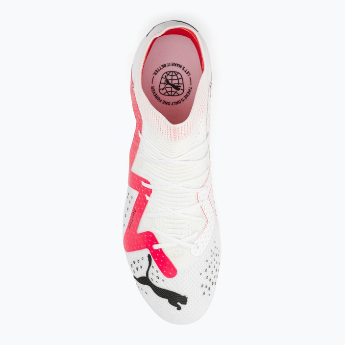Ανδρικά ποδοσφαιρικά παπούτσια PUMA Future Pro FG/AG puma white/puma black/fire orchid 8