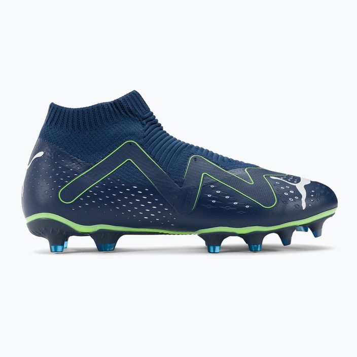PUMA Future Match+ Ll FG/AG ανδρικές μπότες ποδοσφαίρου περσικό μπλε/puma λευκό/pro πράσινο 2