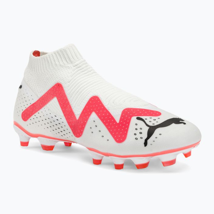 PUMA Future Match+ Ll FG/AG ανδρικά ποδοσφαιρικά παπούτσια puma λευκό/puma μαύρο/fire orchid