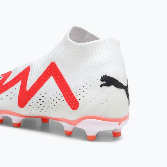 PUMA Future Match+ Ll FG/AG ανδρικά ποδοσφαιρικά παπούτσια puma λευκό/puma μαύρο/fire orchid 14