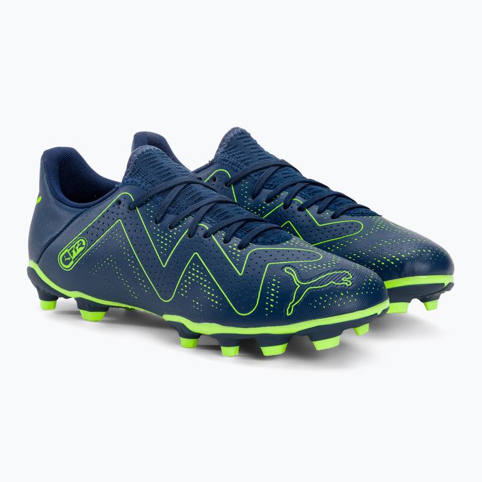PUMA Future Play FG/AG ανδρικές μπότες ποδοσφαίρου μπλε/πράσινο περσικού χρώματος 4