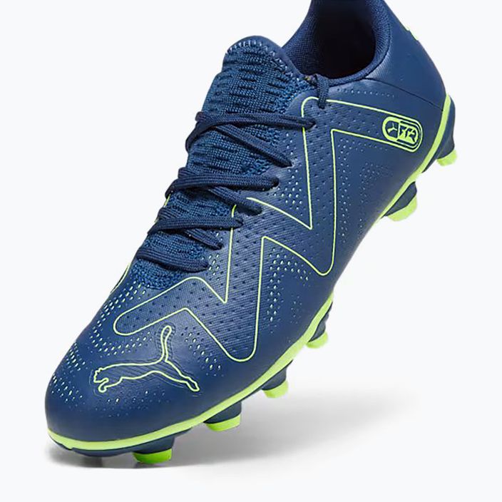 PUMA Future Play FG/AG ανδρικές μπότες ποδοσφαίρου μπλε/πράσινο περσικού χρώματος 12