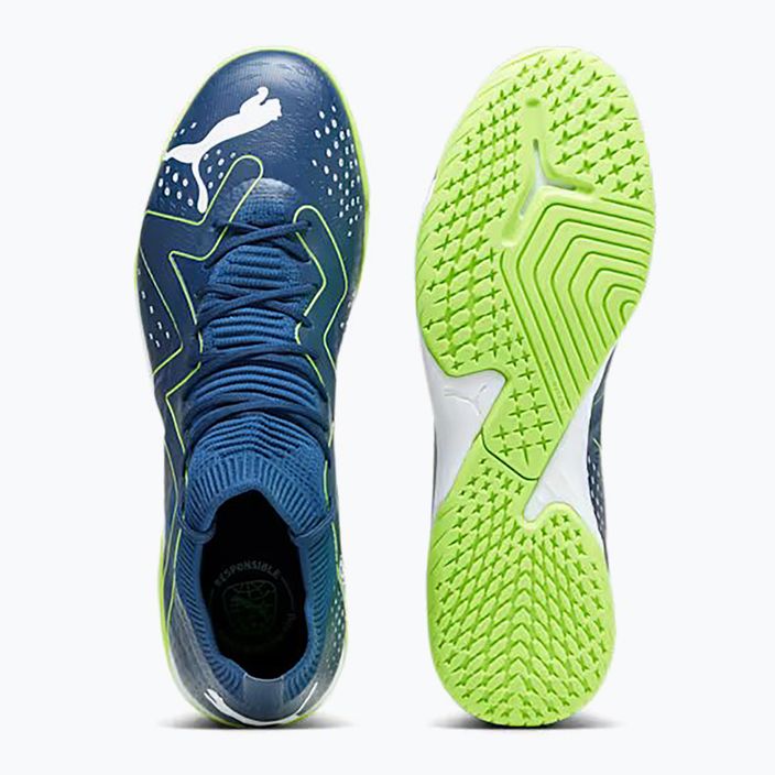 PUMA Future Match IT ανδρικά ποδοσφαιρικά παπούτσια μπλε/λευκό/puma/πράσινο pro 10