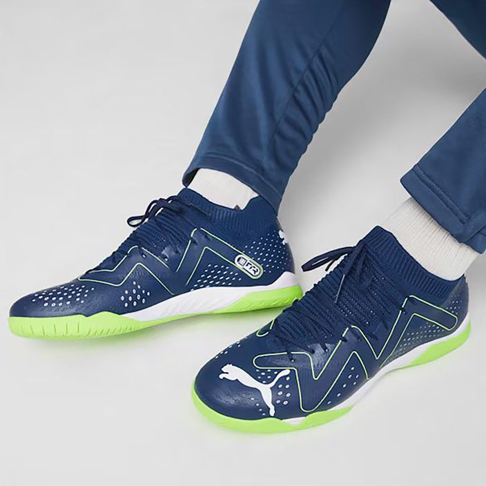 PUMA Future Match IT ανδρικά ποδοσφαιρικά παπούτσια μπλε/λευκό/puma/πράσινο pro 11