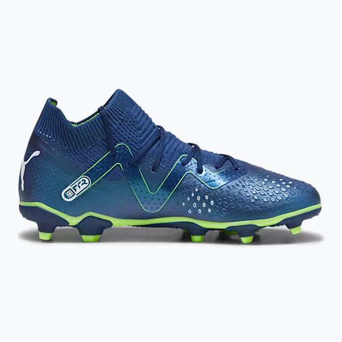 PUMA Future Pro FG/AG Jr παιδικές μπότες ποδοσφαίρου περσικό μπλε/puma λευκό/pro πράσινο 9
