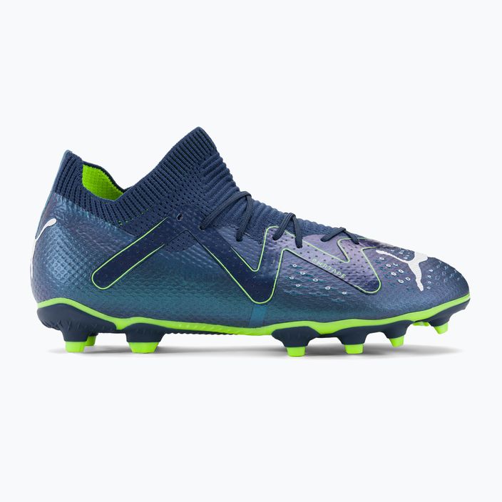 PUMA Future Pro FG/AG Jr παιδικές μπότες ποδοσφαίρου περσικό μπλε/puma λευκό/pro πράσινο 2