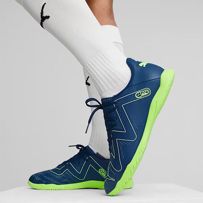 PUMA Future Play It ανδρικές μπότες ποδοσφαίρου μπλε/πράσινο περσικού χρώματος 13