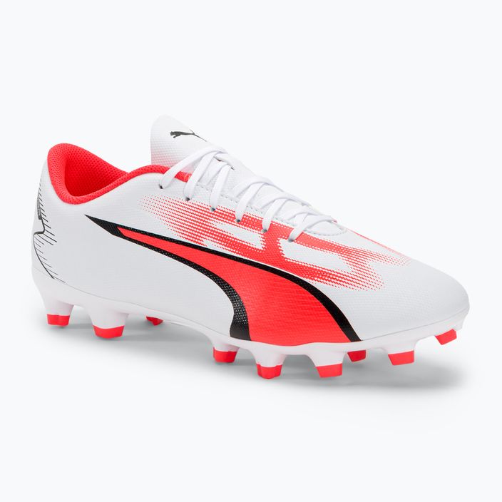 Ανδρικά ποδοσφαιρικά παπούτσια PUMA Ultra Play FG/AG puma white/puma black/fire orchid