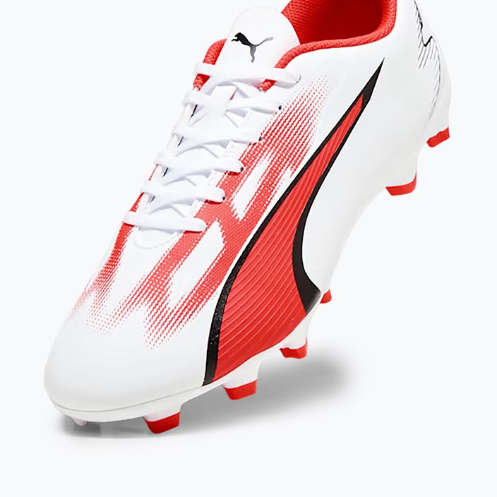 Ανδρικά ποδοσφαιρικά παπούτσια PUMA Ultra Play FG/AG puma white/puma black/fire orchid 14