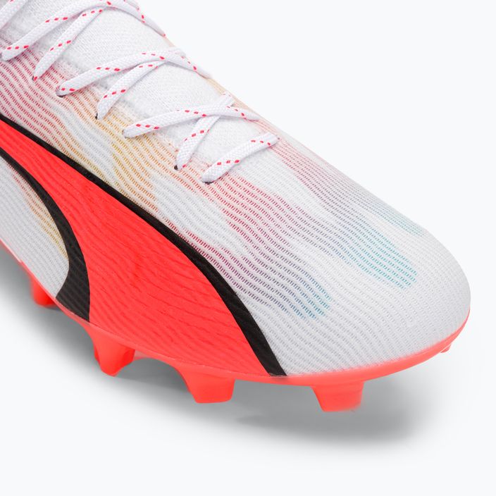 Ανδρικά ποδοσφαιρικά παπούτσια PUMA Ultra Pro FG/AG puma λευκό/puma μαύρο/fire orchid 7
