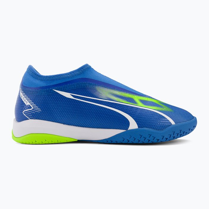 PUMA Ultra Match LL IT + Mid Jr παιδικά ποδοσφαιρικά παπούτσια ultra blue/puma white/pro green 2