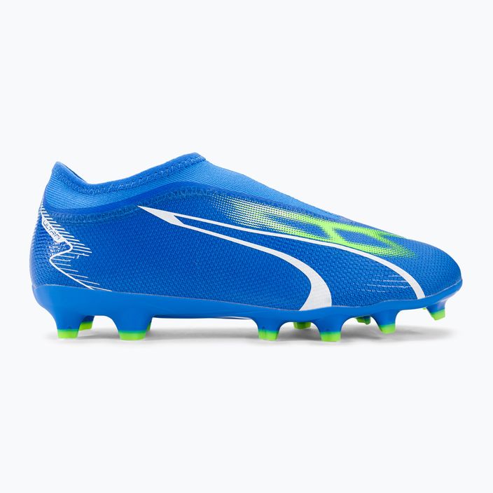PUMA Ultra Match Ll FG/AG Jr παιδικά ποδοσφαιρικά παπούτσια ultra blue/puma white/pro green 2